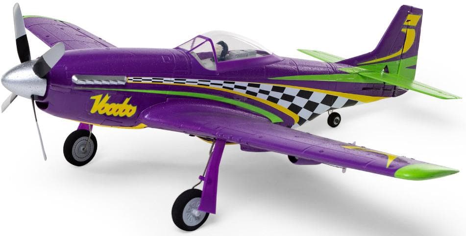 E-Flite UMX P-51D Voodoo BNF Basic 493mm avec AS3X et SAFE Select