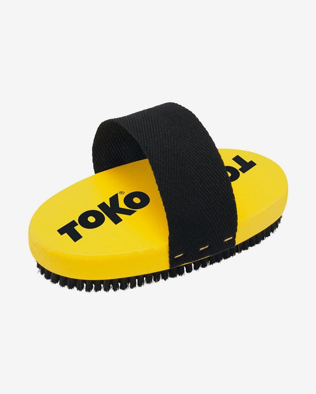 Brosse Toko Base Brush Ovale Crin de cheval jaune noir